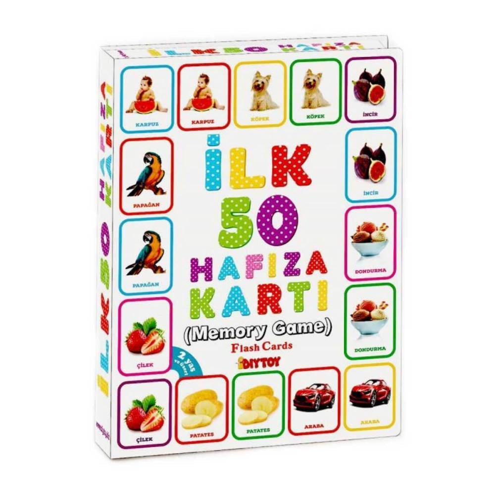 Diytoy Manyetik İlk 50 Hafıza Kartlarım 1369