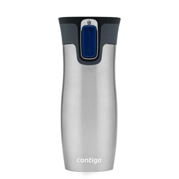 Contigo Westloop Çelik Termos Bardak Tek El Bas İç 470ml Gri