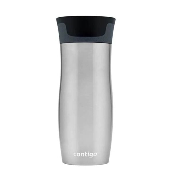Contigo Westloop Çelik Termos Bardak Tek El Bas İç 470ml Gri