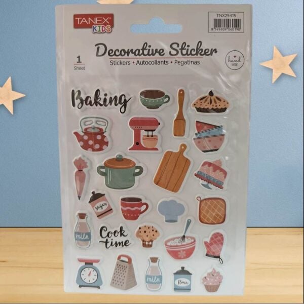 Tanex Sticker Pufy Pasta Serisi 25415