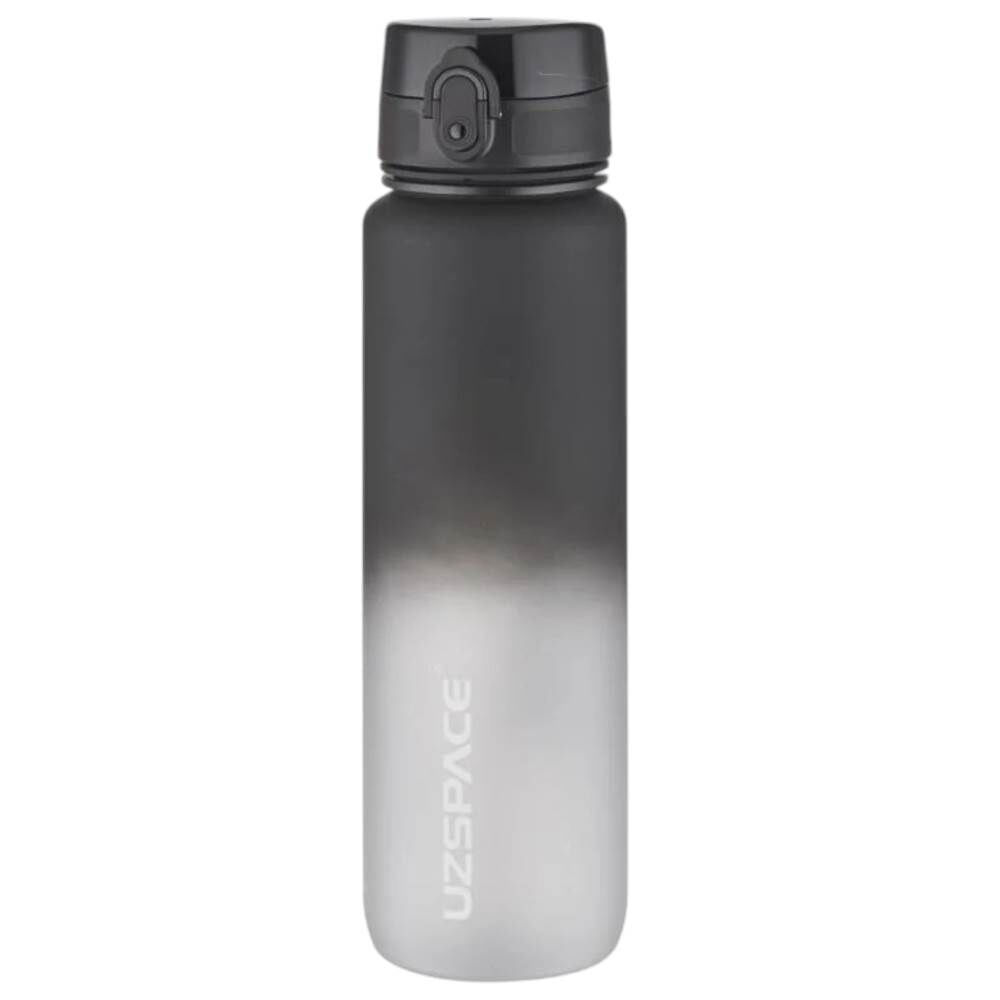 Uzspace 3038-6 Gradient Renk Soft Touch 1000 ml Siyah Tritan Matara