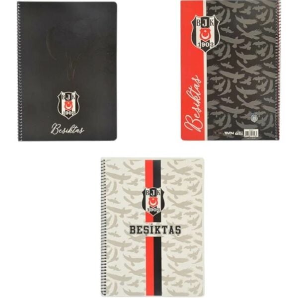 Beşiktaş A4 72 Yaprak Çizgili Spiralli Defter 594564