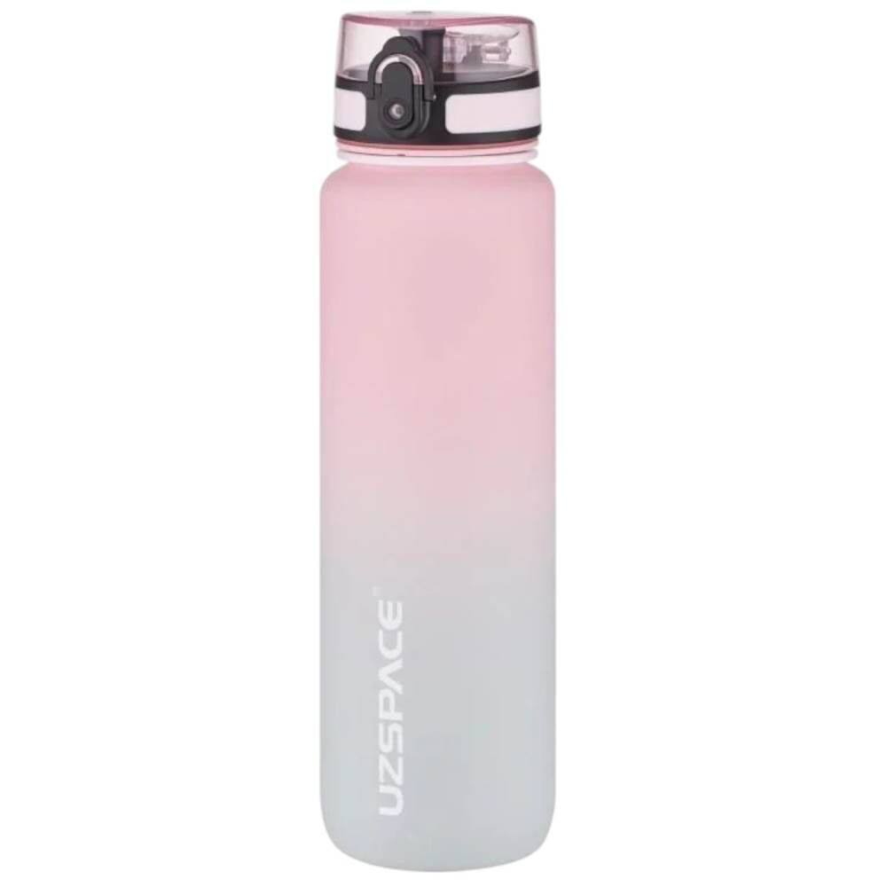 Uzspace 3038-6 Gradient Renk Soft Touch 1000 ml Pembe Tritan Matara