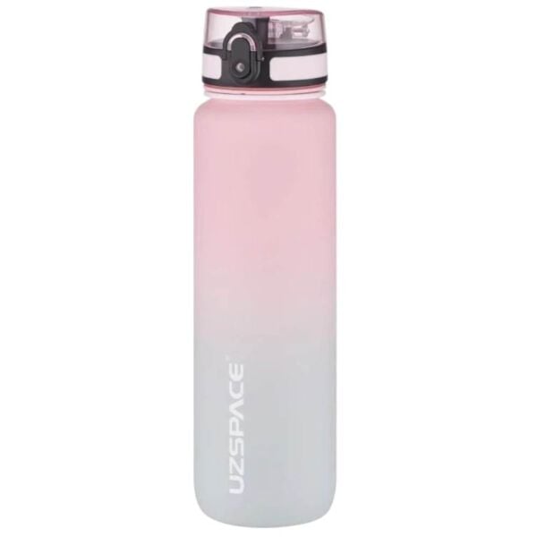 Uzspace 3038-6 Gradient Renk Soft Touch 1000 ml Pembe Tritan Matara