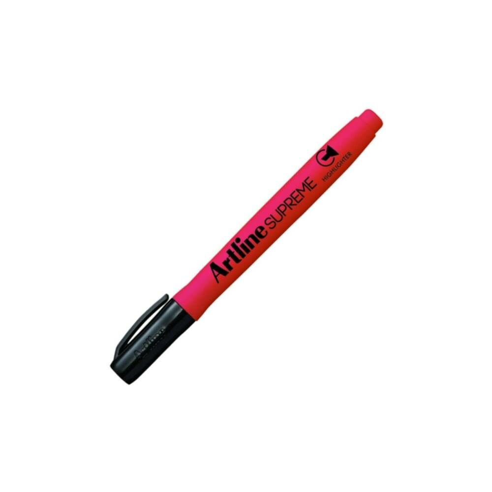 Artline Supreme Kesik Uç 07 mm Fosforlu Kalem EPF-600 Kırmızı