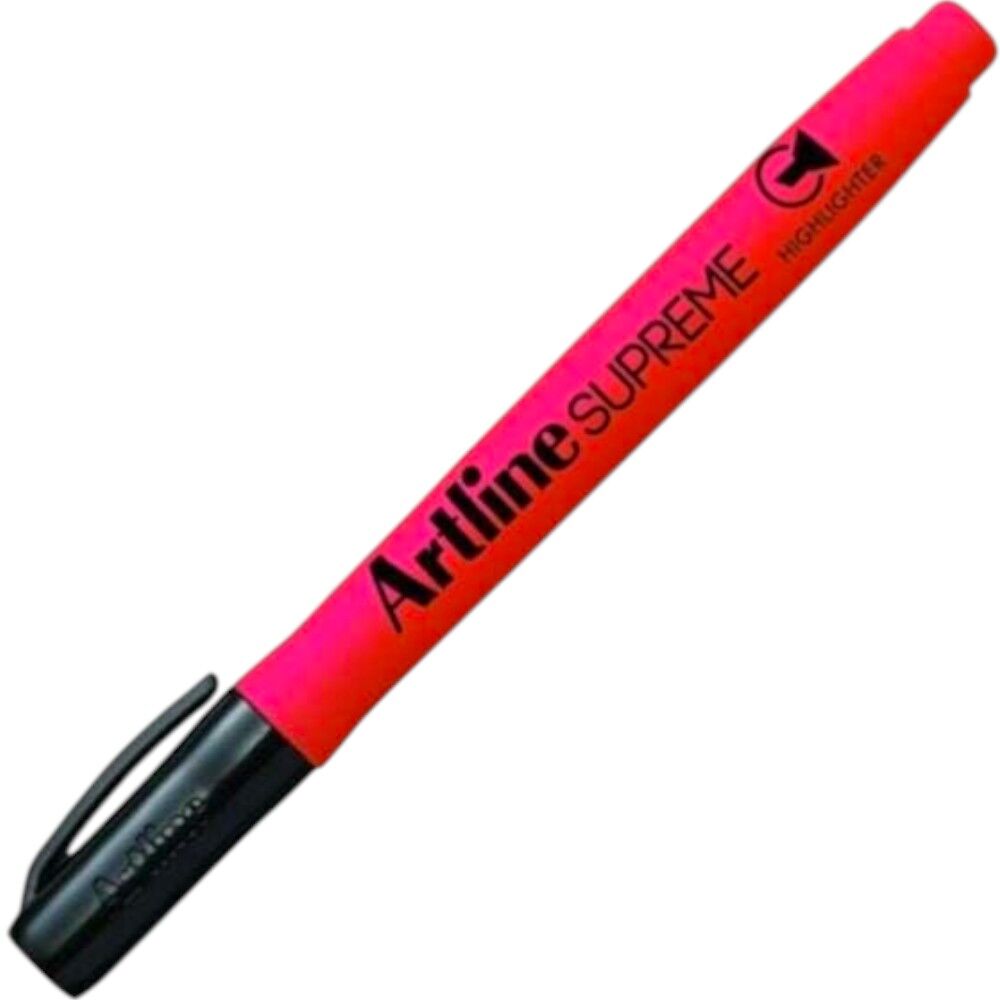 Artline Supreme EPF-600 Kırmızı Kesik Uç 07 mm Fosforlu Kalem