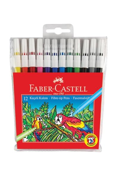 Faber Castell Keçeli Kalem 12 Renk Yıkanabilir 155130