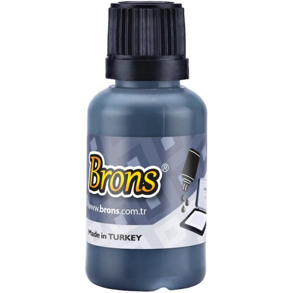 Brons Istampa Mürekkebi  30 Cc Siyah Br-314