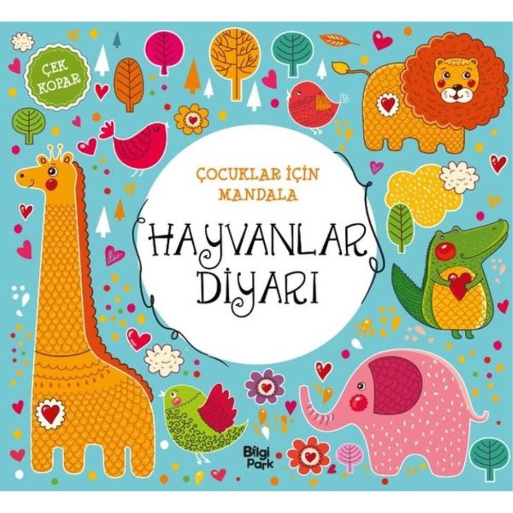 Çocuklar İçin Mandala Hayvanlar Diyarı