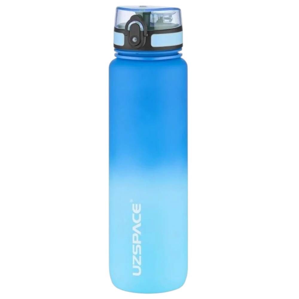 Uzspace 3038-6 Gradient Renk Soft Touch 1000 ml Mavi Tritan Matara