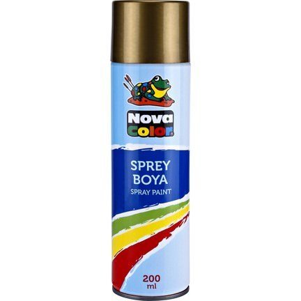 Nova Color Sprey Boya 200 ml Altın NC-811