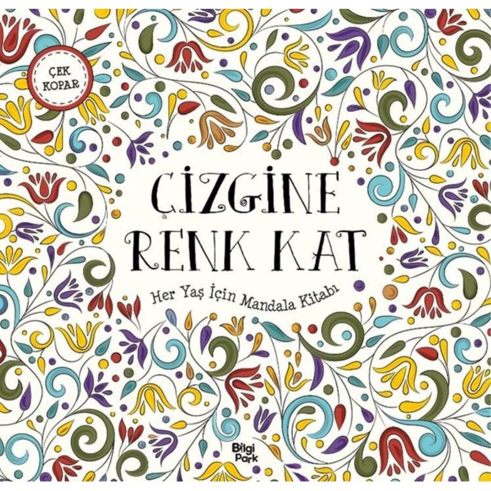 Her Yaş İçin Mandala Çizgine Renk Kat