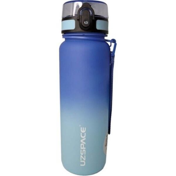 Uzpace 3053-6 Gradient Renk Soft Touch 800 ml Mavi Tritan Matara