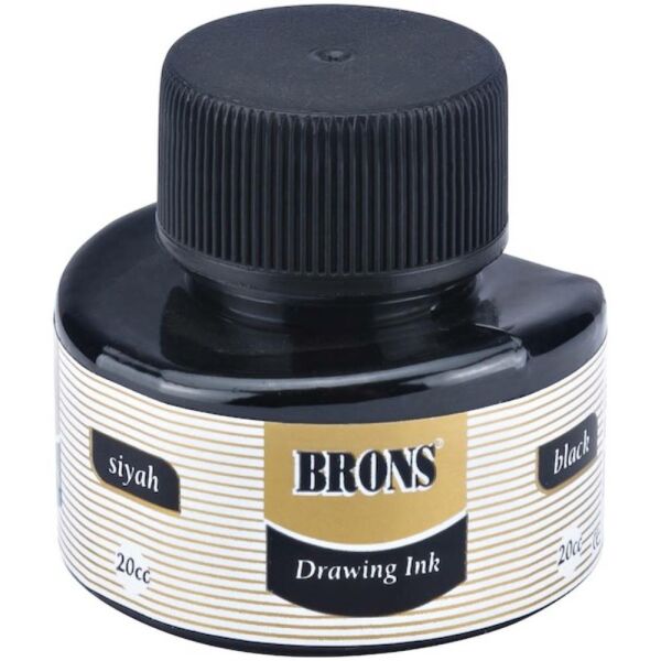 Brons Çini Mürekkebi 20 Cc Siyah Br-317