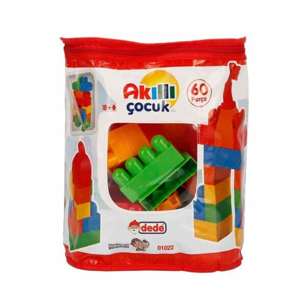 Brikko Blok Büyük Lego Akıllı Çocuk 60 Parça 01022