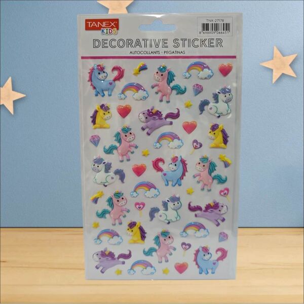 Tanex Sticker Pufy Bebek Unicornlar Serisi 27178