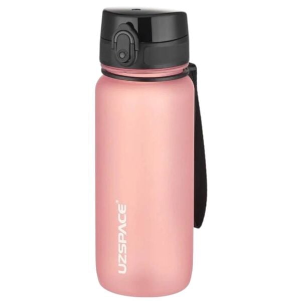 Uzspace 3037-3 Soft Touch 650 ml Pembe Tritan Matara