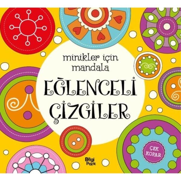 Çocuklar İçin Mandala Eğlenceli Çizgiler