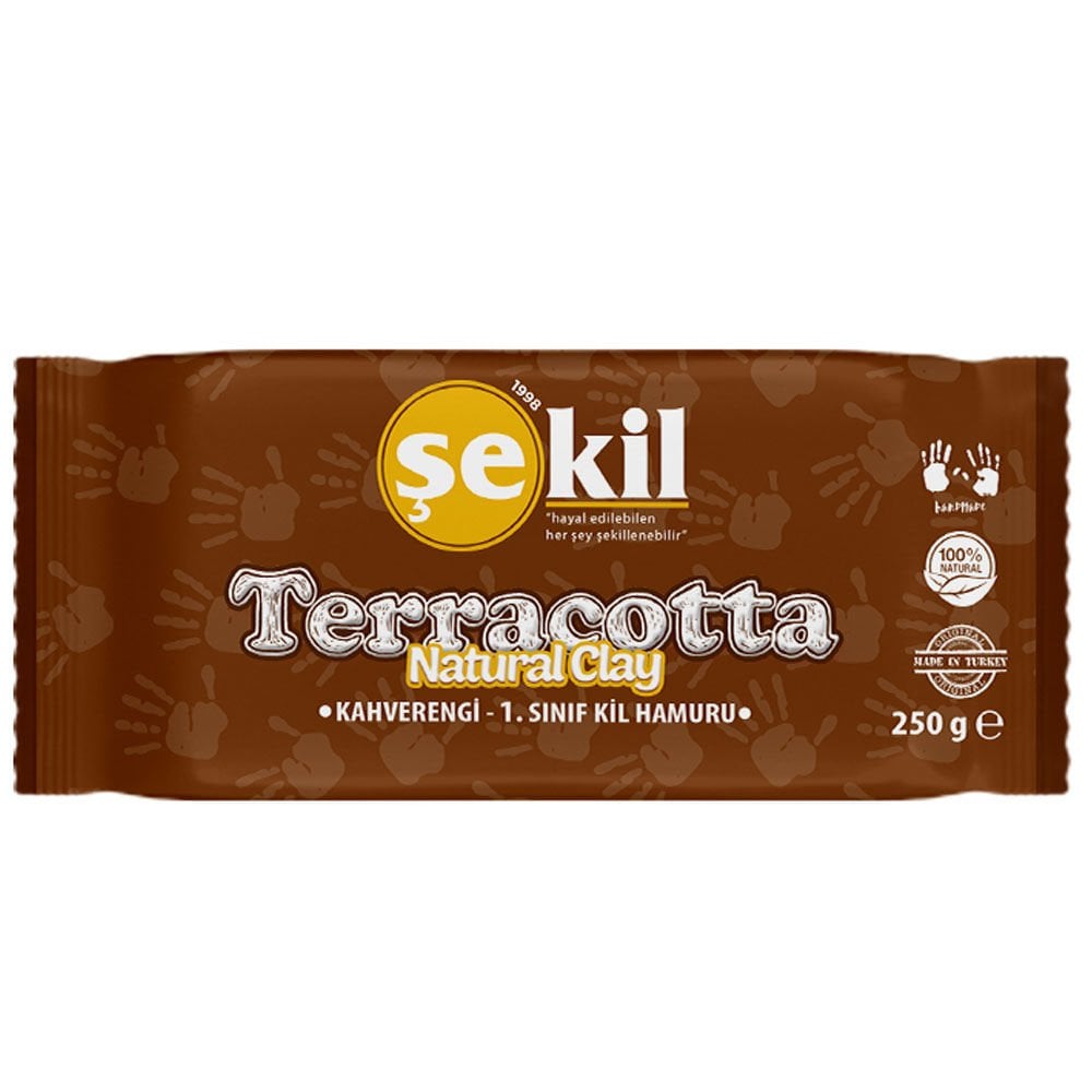 Şekil Seramik Hamuru 250 gr Kahverengi