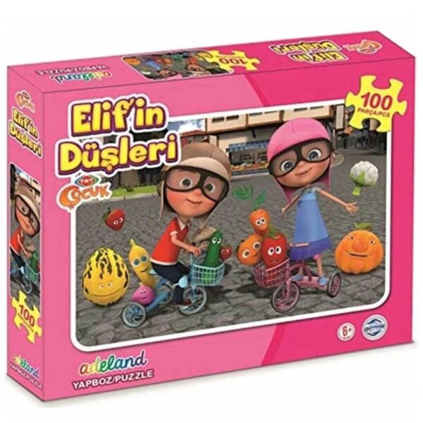 Elifin Düşleri Puzzle 100 Parça ED714