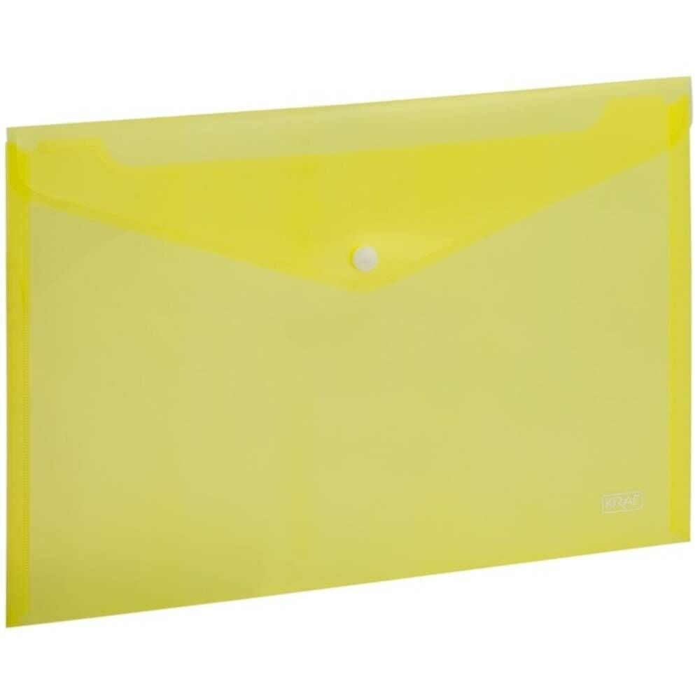 Kraf Çıtçıtlı Dosya A4 Sarı 1209
