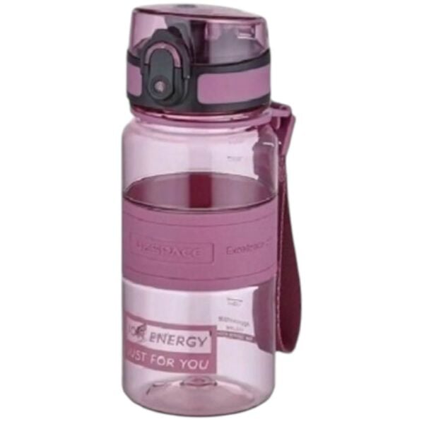 Uzspace 5029-2 Silikon Gövde 650 ml Pembe Tritan Matara