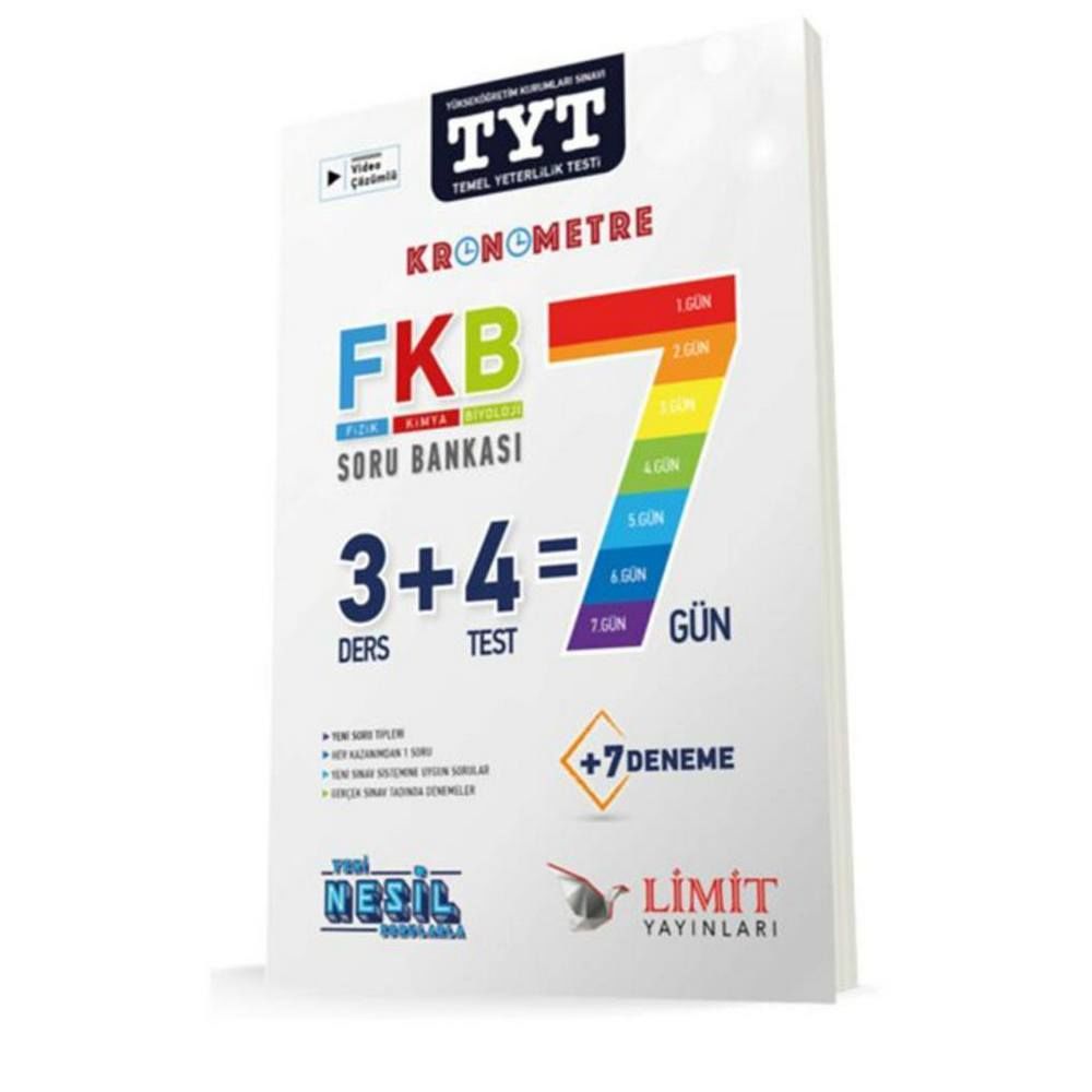 Limit Tyt Fkb Kronometre Soru Bankası