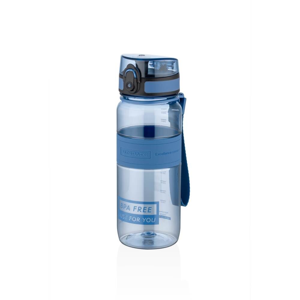 Uzspace 5029-2 Silikon Gövde 650 ml Mavi Tritan Matara