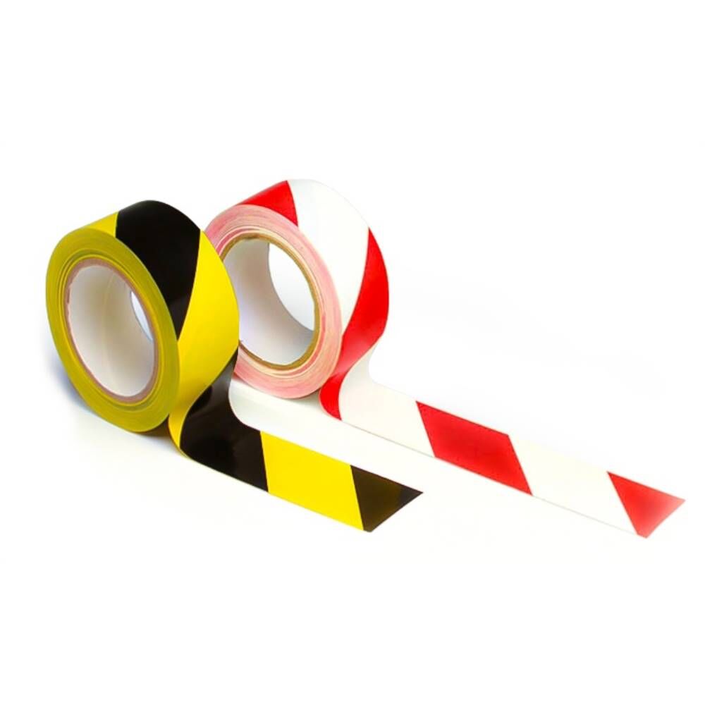 Kraf Yer İşaretleme Bandı 50Mm X 30M Kırmızı- Beyaz 2565