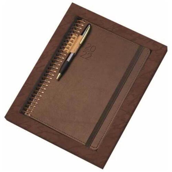 Gıpta 2026 Elite Set 17x24 Günlük Ajanda +Metal Touch Pen Kalem