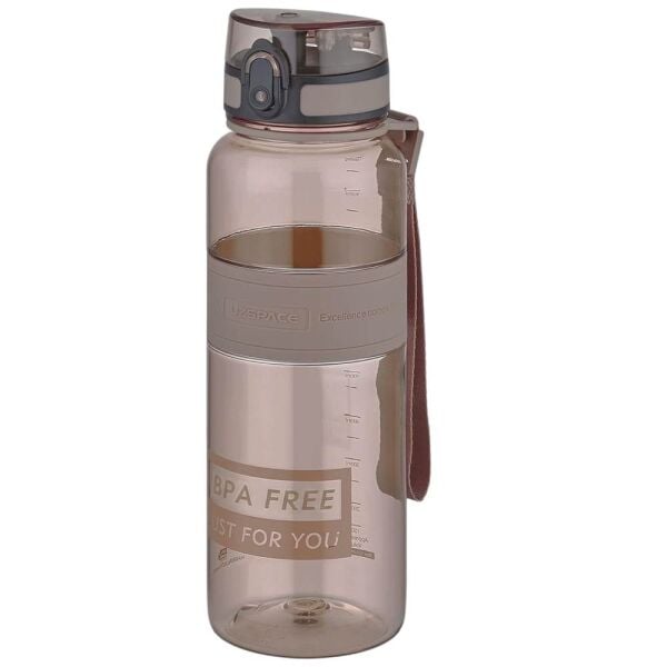 Uzspace 5029-2 Silikon Gövde 650 ml Kahve Tritan Matara
