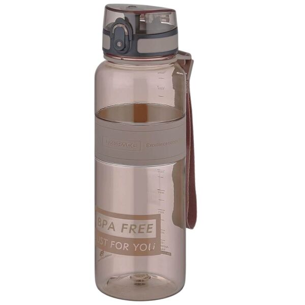 Uzspace 5029-2 Silikon Gövde 650 ml Kahve Tritan Matara