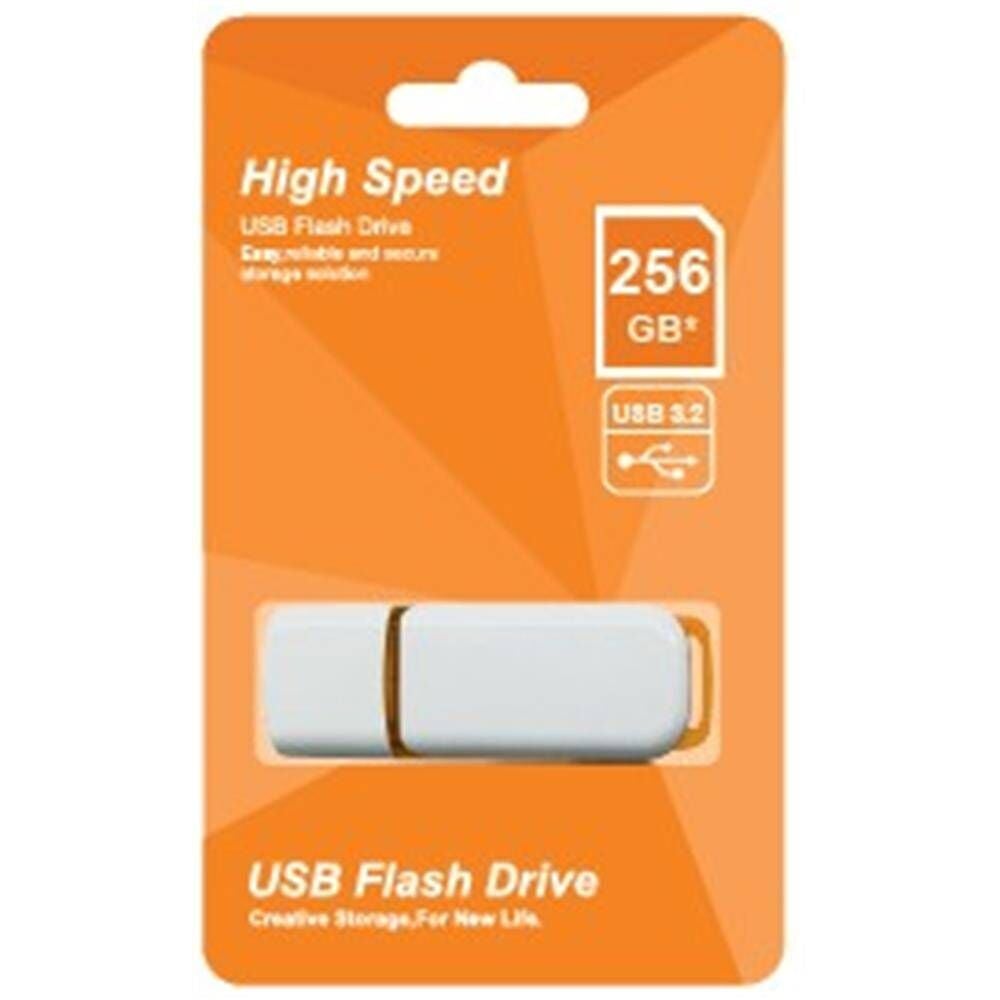 Elba 256GB Plastik Beyaz-Turuncu 3.2 USB Flash Bellek