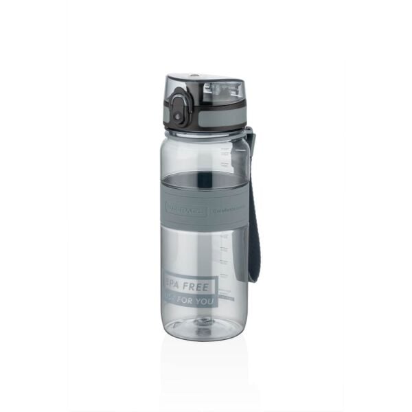 Uzspace 5029-2 Silikon Gövde 650 ml Siyah Tritan Matara