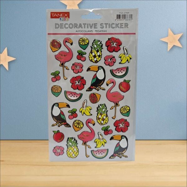 Tanex Sticker Pufy Flamingolar Serisi 27169