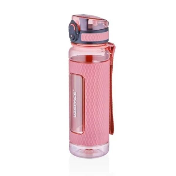 Uzspace 5044 Silikon Gövde 450 ml Pembe Tritan Matara