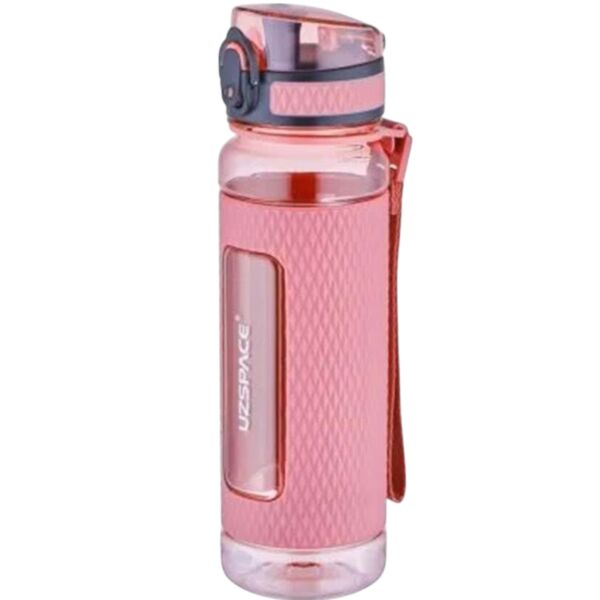 Uzspace 5044 Silikon Gövde 450 ml Pembe Tritan Matara