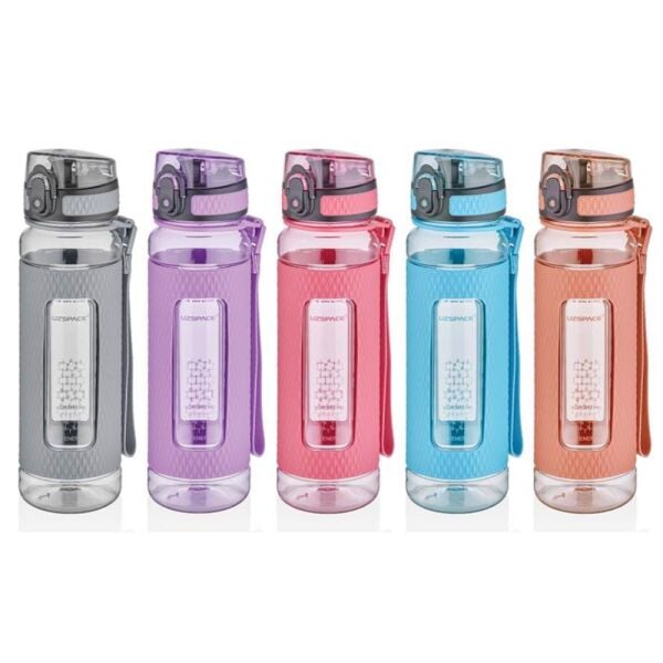 Uzspace 5044 Silikon Gövde 450 ml Siyah Tritan Matara