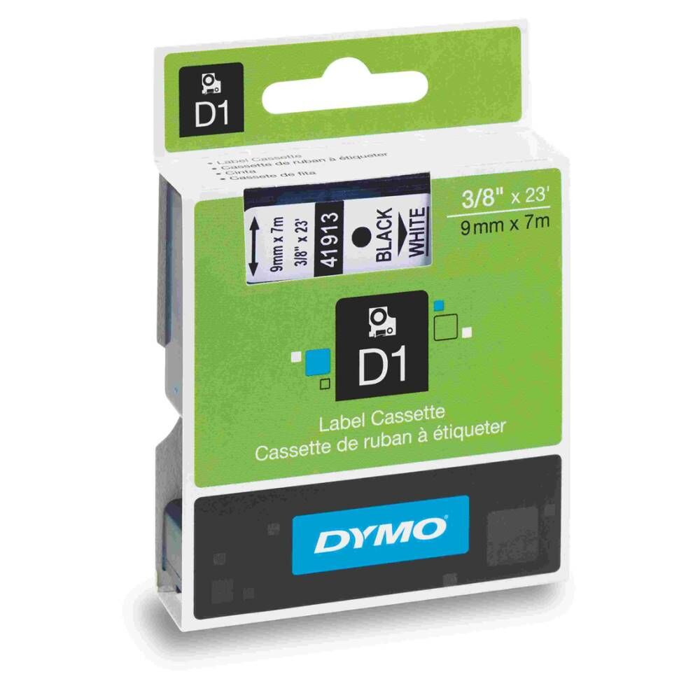 Dymo Şerit D1 9Mm X 7Mt Beyaz/Siyah 720680 40913-41913