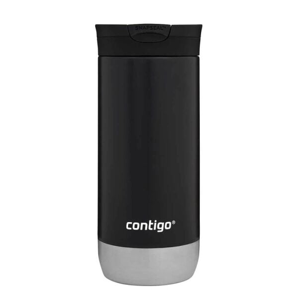 Contigo Huron Pro Snapseal Çelik Termos Bardak 470 ml Siyah