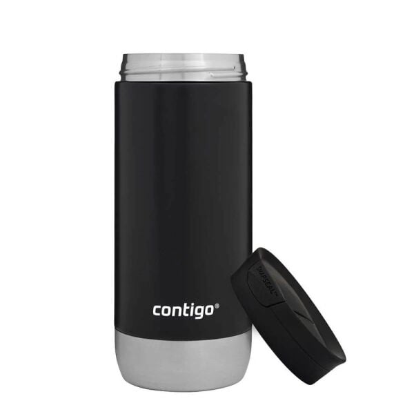 Contigo Huron Pro Snapseal Çelik Termos Bardak 470 ml Siyah