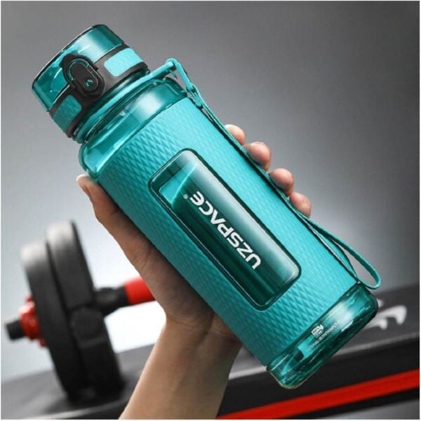 Uzspace 5044 Silikon Gövde 450 ml Turkuaz Tritan Matara