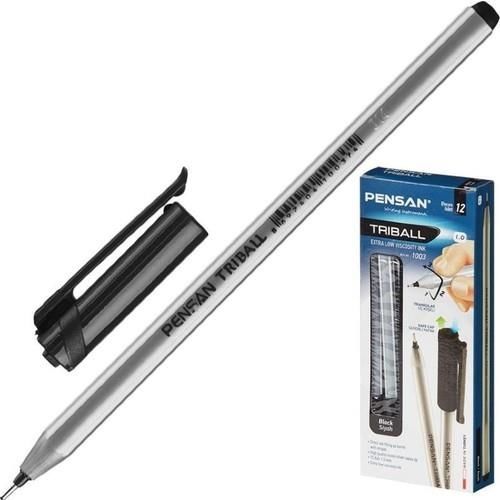 Pensan Triball Tükenmez Kalem 1.0 mm 12 li 1003 Siyah
