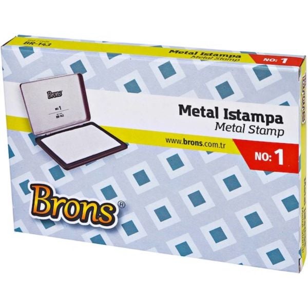 Brons Istampa No:1 Metal 9X14 Cm Br-143