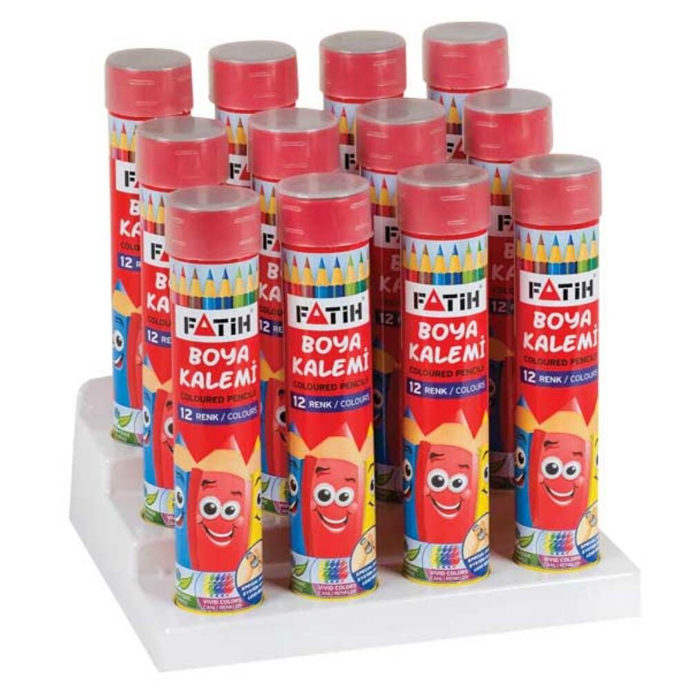Fatih Kuru Boya 12 Renk Tüp Tam Boy 33114-33124