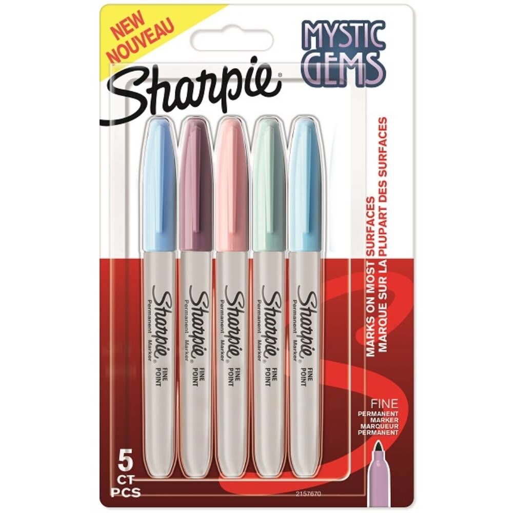 Sharpıe Permanent Set Fıne  5 Li Mystıc Gems 2157670