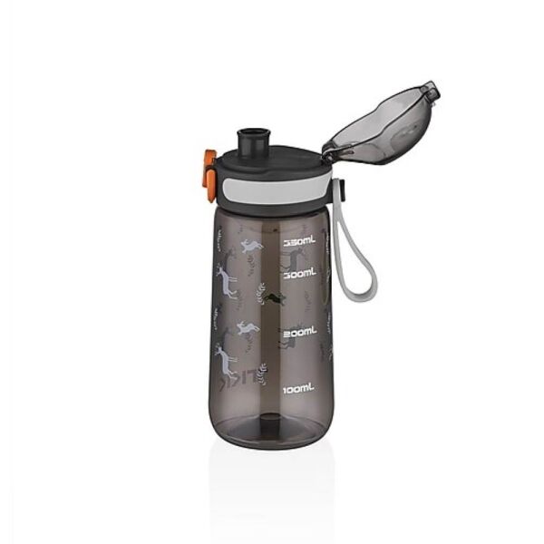 Vagonlife TTK Tritan Desenli Matara 550 ml T1005 Siyah