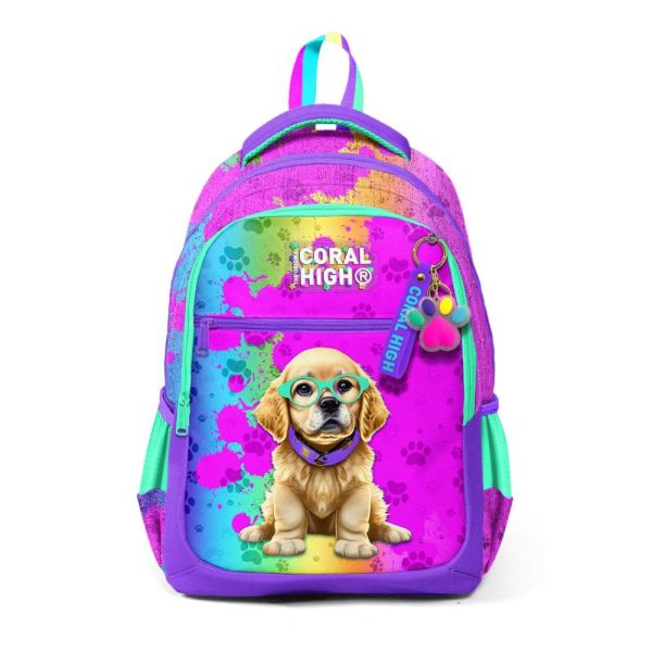 Coral High Simli Köpek İlkokul Çantası 23649