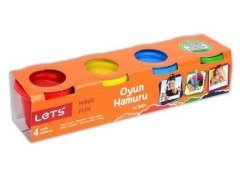 Lets Oyun Hamuru 4 Renk 224 gr L8240