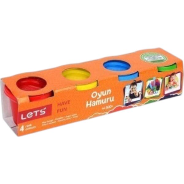 Lets Oyun Hamuru 4 Renk 224 gr L8240